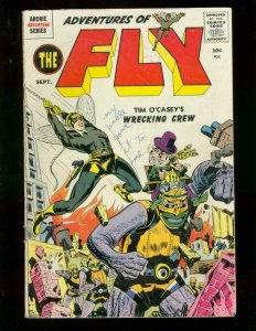 ADVENTURES OF THE FLY #2 1959 ARCHIE  SIMON & KIRBY ART VG 