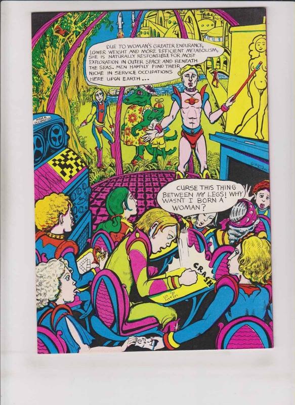 Wimmen's Comix #3 VF- (2nd) print - trina robbins - lee marrs  rosie the riveter