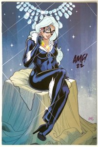 BLACK CAT INFINITY SCORE # 1 TONY FLEECS  VARIANT TRADE/VIRGIN SET SIGNED W/COA