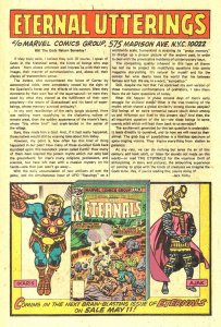 THE ETERNALS #1 (July1976) 8.5 VF+  Jack Kirby!  Big MARVEL MOVIE has arrived!