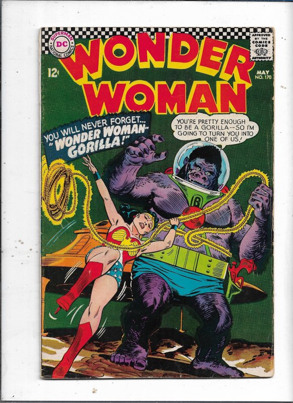 Wonder Woman #170 (1967)  VG