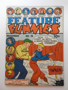 Feature Funnies #15 (1938) Solid GVG Condition