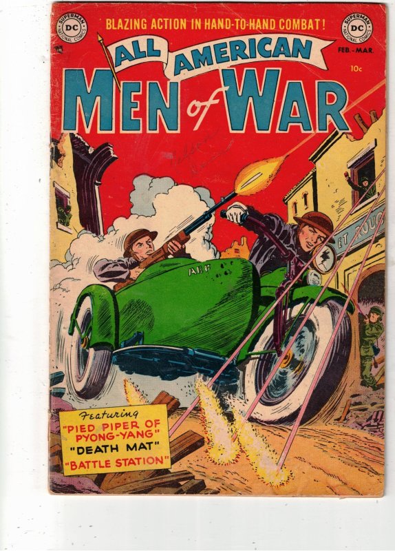All-American Men of War #3 1953 Mid-Grade VG/FN Golden-Age Key 3rd issue COVELL!