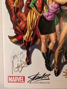 Avengers 1 Stan Lee Collectibles J Scott Campbell Variant Signed By Nei Ruffino