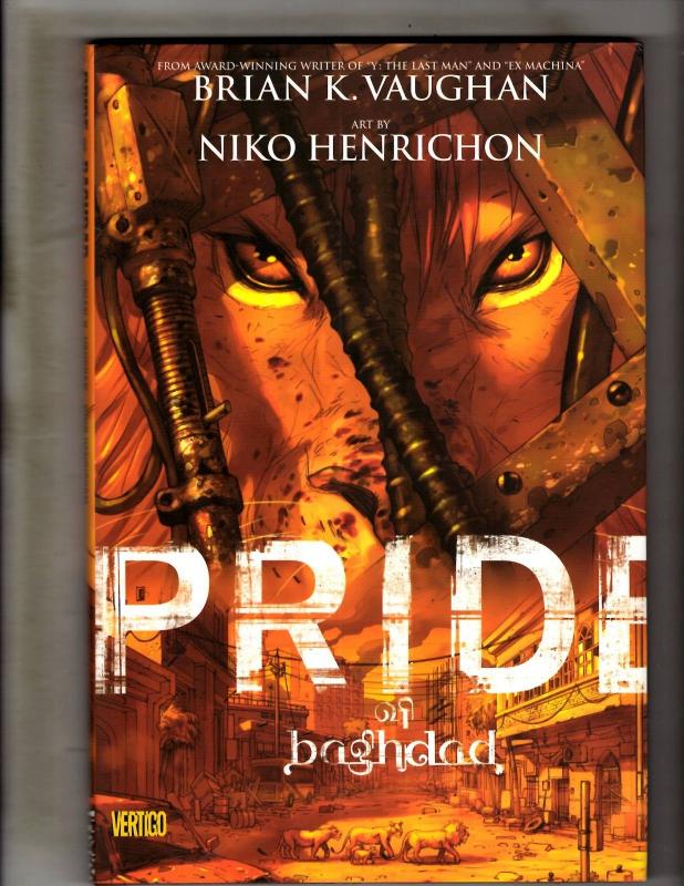 Pride Of Baghdad DC Vertigo Comics HARDCOVER Graphic Novel Comic Book MF19