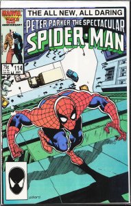 The Spectacular Spider-Man #114 Direct Edition (1986) Spider-Man