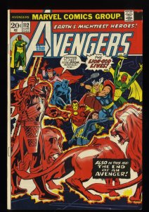 Avengers #112 VF- 7.5 1st Appearance Mantis! Black Widow!