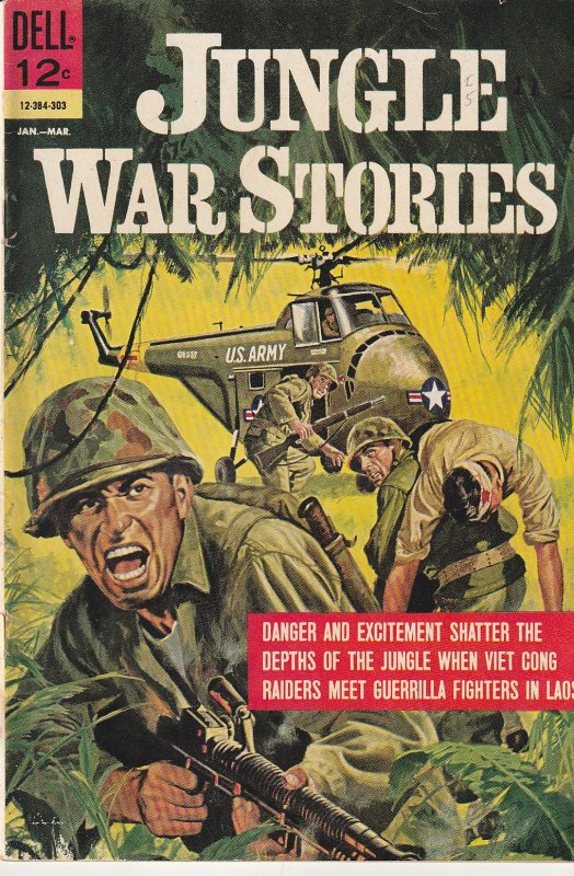 Jungle War Stories(Dell) # 2    Vietnam War Action !