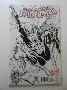 The Amazing Spider-Man #1 Midtown Comics Sketch Cover (2014) NM Condition!