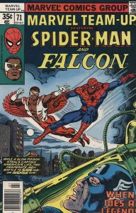 Marvel Team-Up #71 FN ; Marvel | Spider-Man Falcon