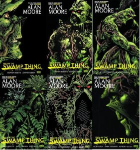 Alan Moore SAGA OF THE SWAMP THING TPB 1 2 3 4 5 6 COMPLETE SET! FREE SHIPPING!