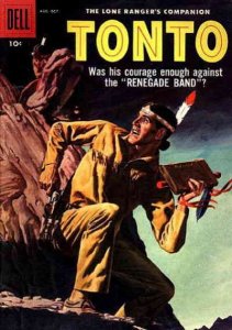 Lone Ranger's Companion Tonto, The #32 VG ; Dell | low grade comic August 1958 P