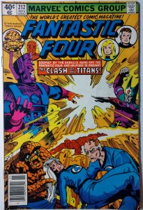 Fantastic Four #212 (6.0, 1979) NEWSSTAND, 2nd appearance of Terrax
