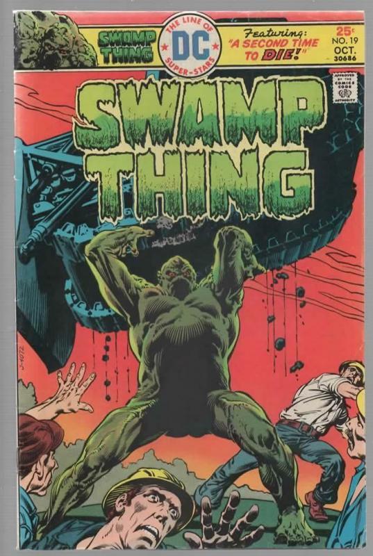 SWAMP THING 19 VG-F Oct. 1975