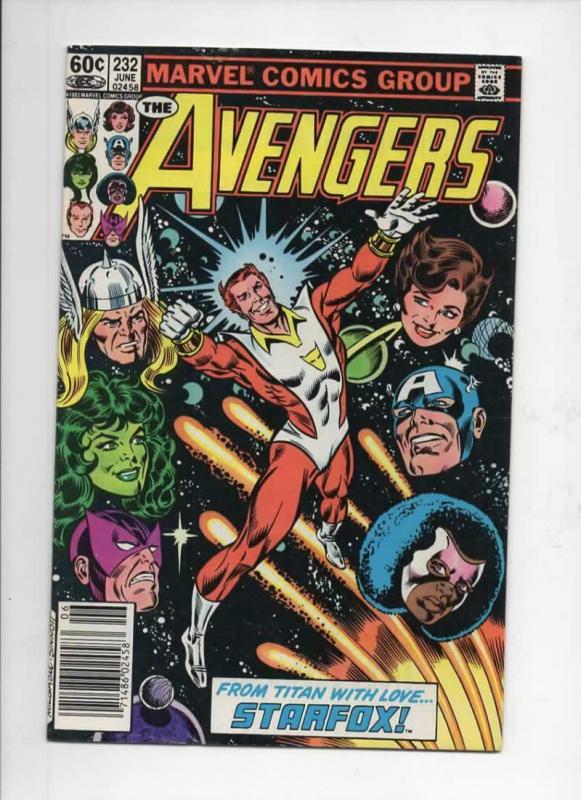 AVENGERS #232, VF/NM, Star Fox, Captain Marvel, 1963 1983, more Marvel in store