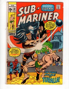 Sub-Mariner #40 (1971) Spider-Man Appearance *see description* / ID#954