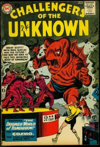 CHALLENGERS OF THE UNKNOWN #18 MYSTERY ISLAND ISSUE '60 VG