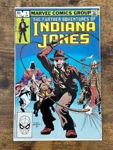 The Further Adventures of Indiana Jones #1 (1983). NM-. Byrne/Austin-a/Austin-c.