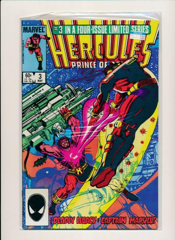 Marvel Mini Series of 4-HERCULES PRINCE OF POWER #1-4 F/VF 1983/'84 (PF471) 