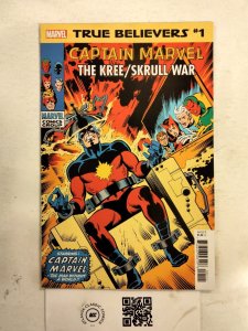 True Believers Captain Marvel Kree Skrull #1 VF Marvel Comics comic book 30 JW72