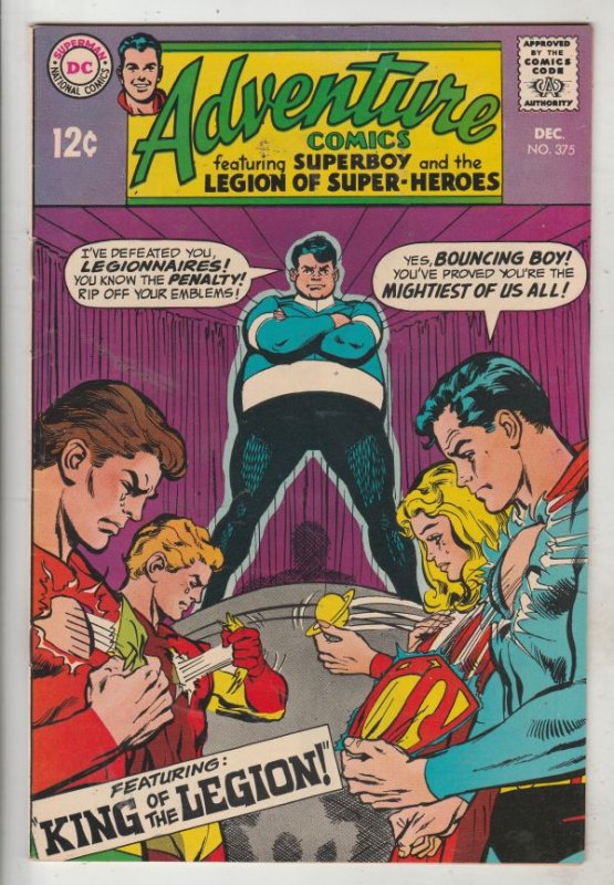 Adventure Comics #375 (Dec-68) VF/NM High-Grade Legion of Super-Heroes, Superboy