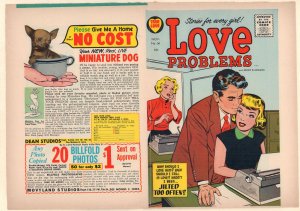 True Love Problems and Advice Illustrated #36 Unused Comic Book Cover (7.5) 1955