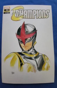 Champions #8 Momoko Variant Cover (2021)