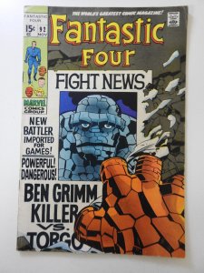 Fantastic Four #92 (1969) Fine Condition!
