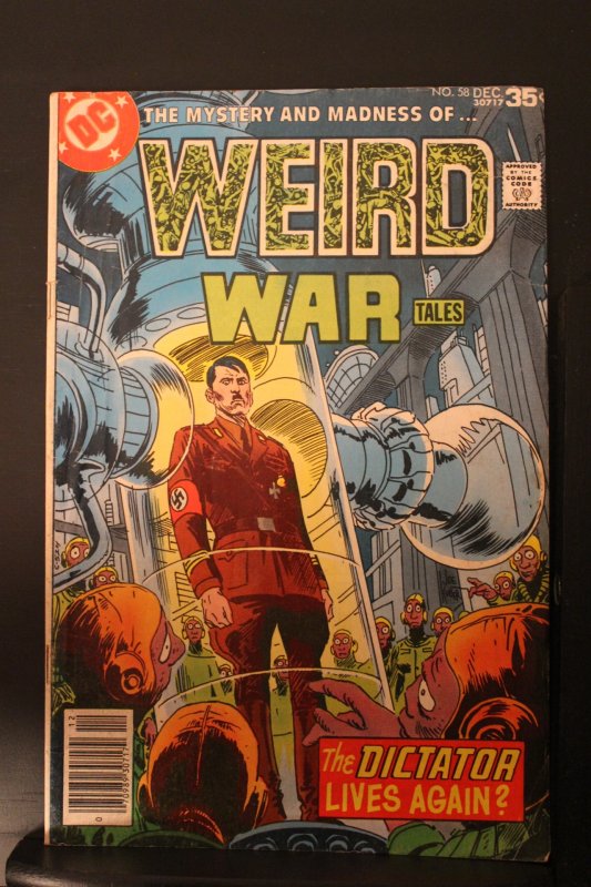 Weird War Tales #58 (1977) High-Grade Hitler cover! VF/NM Wow!