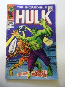 The Incredible Hulk #103 (1968) VG Condition