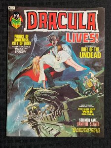 1973 DRACULA LIVES Magazine #3 FN 6.0 Neal Adams Cover / Soloman Kane / Buscema