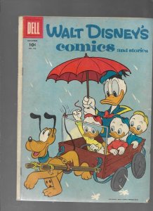 WALT DISNEY COMICS AND STORIES #182 - DUCKBURG'S FARMER FAIR! - (4.0) 1955