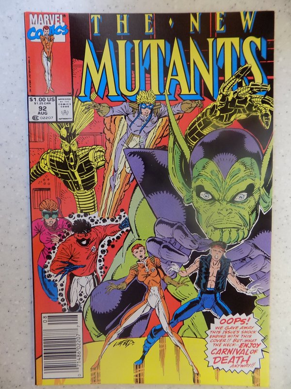 NEW MUTANTS # 92 LIEFELD HOT MOVIE