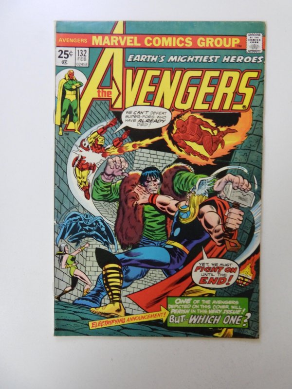 The Avengers #132 (1975) FN/VF condition MVS intact