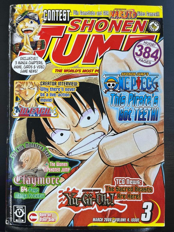 Shonen Jump #39 (Volume 4, Issue 3) March 2006 - One Piece cover (damaged)