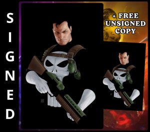 PUNISHER 1 ? J.T. CHRISTOPHER NEGATIVE SPACE VIRGIN PRIVATE SIGNING BEN PERCY