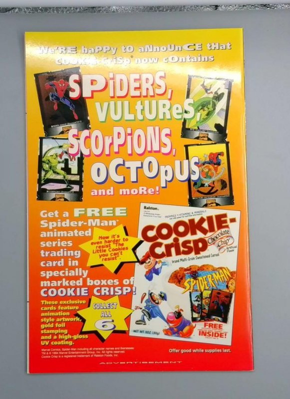 Spider-Man Adventures #1, Based on Animated Series, Marvel Comics, 1994