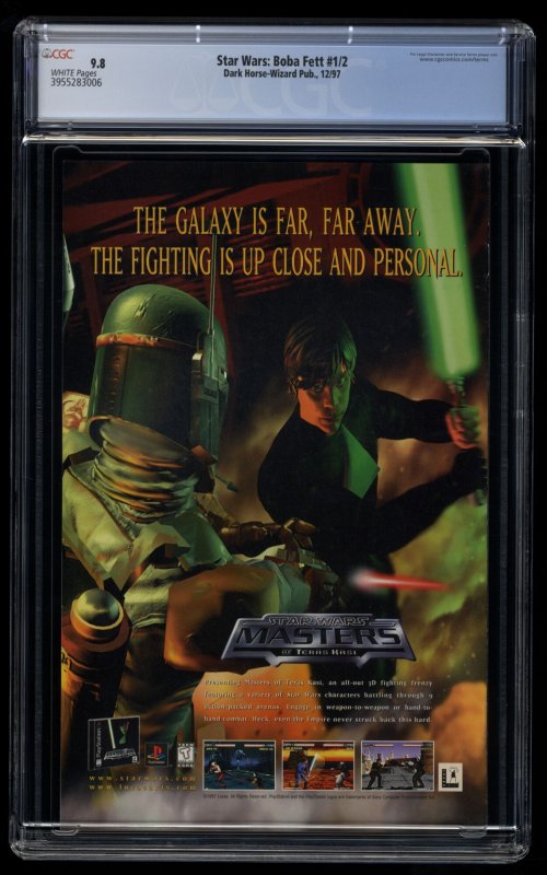 Star Wars: Boba Fett #1/2 CGC NM/M 9.8 White Pages Wizard Mail-Away!