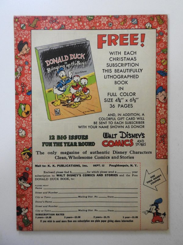 Walt Disney's Comics & Stories #123 (1950) FN Condition!