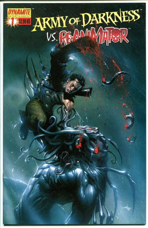 ARMY of DARKNESS vs RE-ANIMATOR #1, NM, Bruce Campbell, more AOD in store,Cthul 
