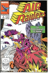 Air Raiders The Power is in the Air #3 STAR Marvel Comics March Mar 1988 (VF)