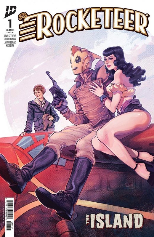 Rocketeer the Island #1 2026 Elizabeth Beals 1:25 Ratio IDW Publishing EB100