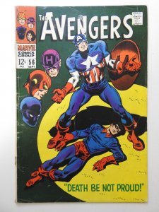 The Avengers #56 (1968) VG- Condition! Moisture stain, ink interior front cover