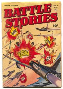 Battle Stories #2 1952-Fawcett Golden Age War comic G/VG