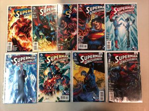Superman Unchained (2013) #1-9 (VF+/NM) Complete Set Run Jim Lee art DC New 52