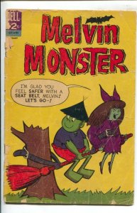 Melvin Monster #4 1967-Dell-witch cover-alien monsters-FR