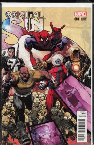 Original Sin #8 Adams Cover (2014) five Watchers