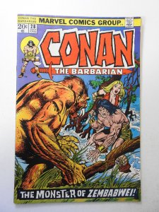 Conan the Barbarian #28 (1973) VG Condition moisture stain