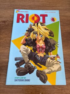 Lot Of 4 Riot Viz Select Comic Books # 1 2 3 4 VF-NM Satoshi Shiki 14 J375