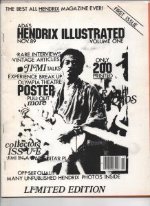 JIMI HENDRIX rare MEMORABILIA set, Catalog, Adverts, Offers, Fanzine, HTF, ADA